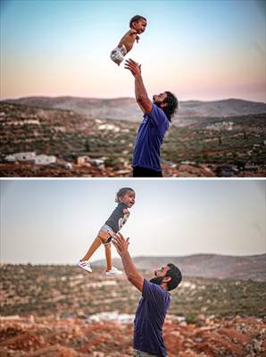 Happyness of baby Muhammed