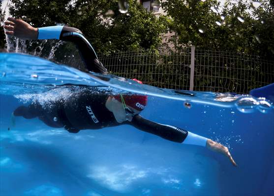 Pinar Avsar’s training period at her home in Ankara