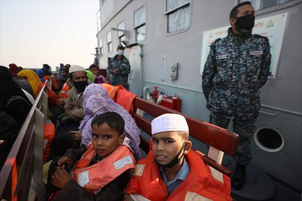 Rohinga people relocated in Bhashan Char