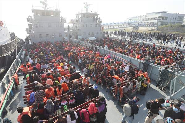 Rohinga people relocated in Bhashan Char