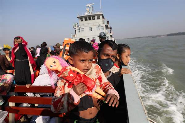 Rohinga people relocated in Bhashan Char